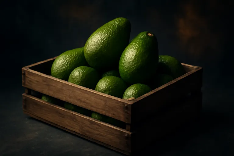 Caja de aguacates